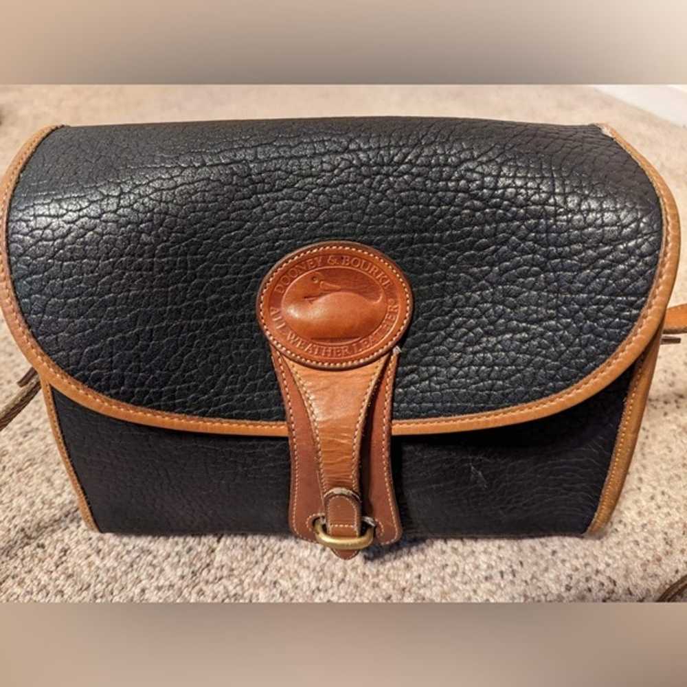 Rare Vintage Dooney and Bourke small Essex black … - image 1