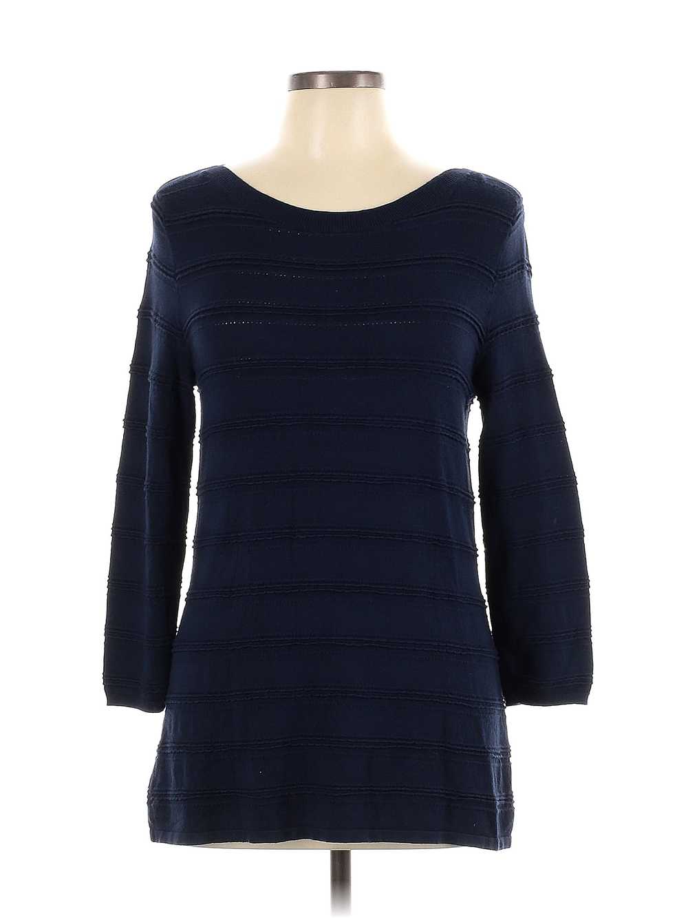 41Hawthorn Women Blue 3/4 Sleeve Top L - image 1