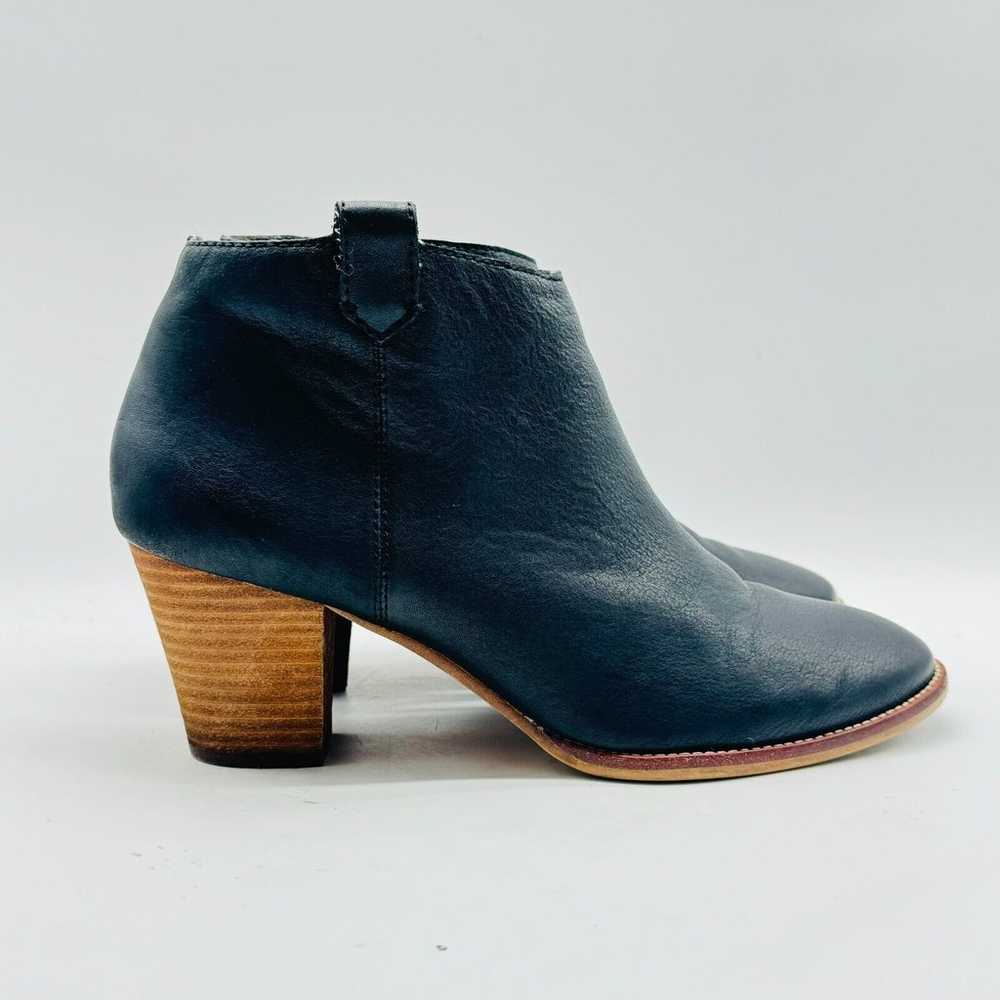 Madewell Boots Womens 9 Black Leather Ankle Booti… - image 1