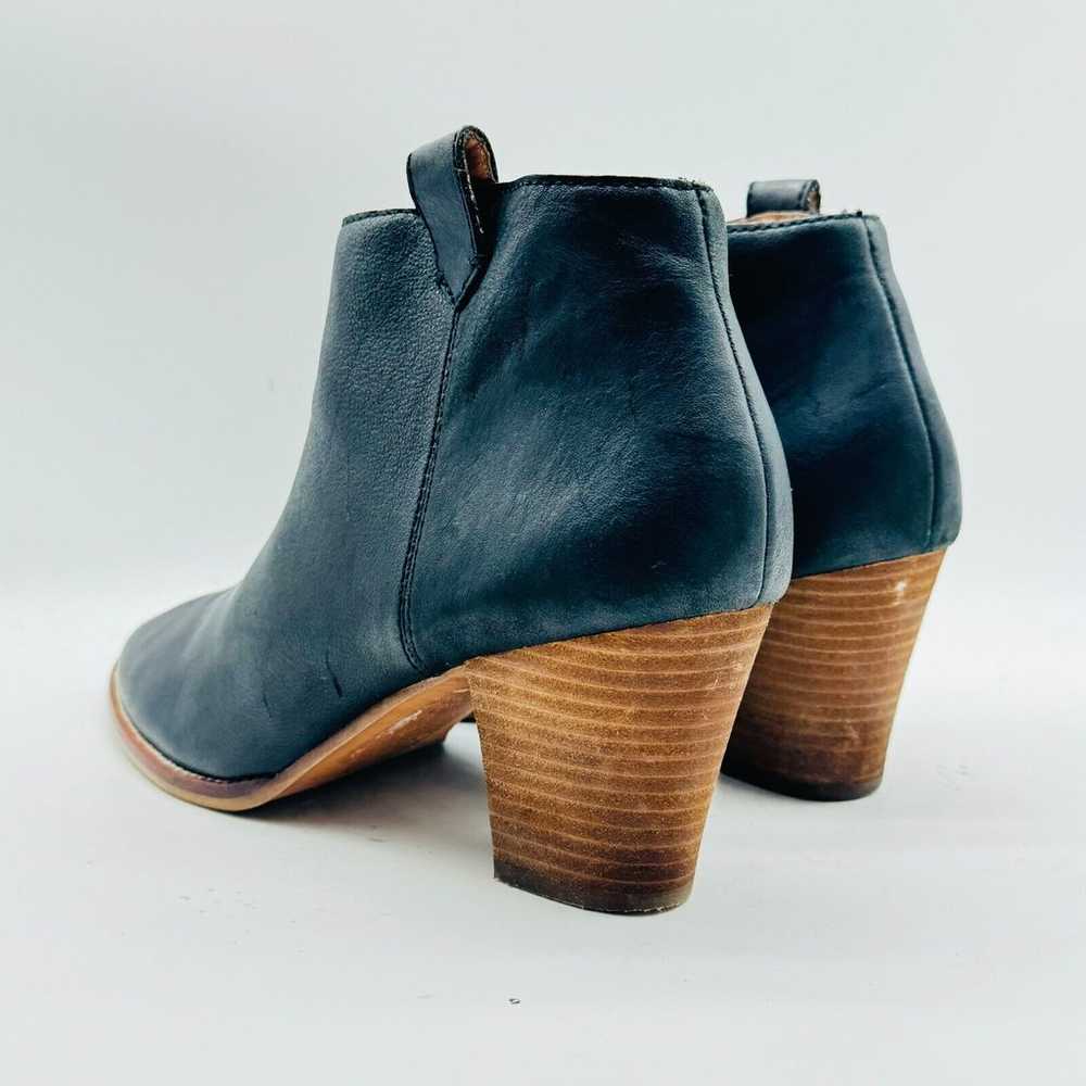 Madewell Boots Womens 9 Black Leather Ankle Booti… - image 5