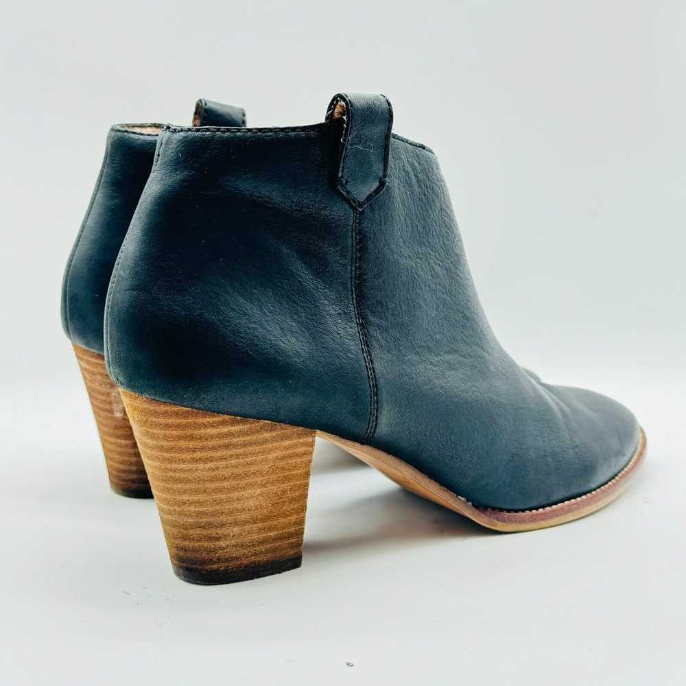 Madewell Boots Womens 9 Black Leather Ankle Booti… - image 7