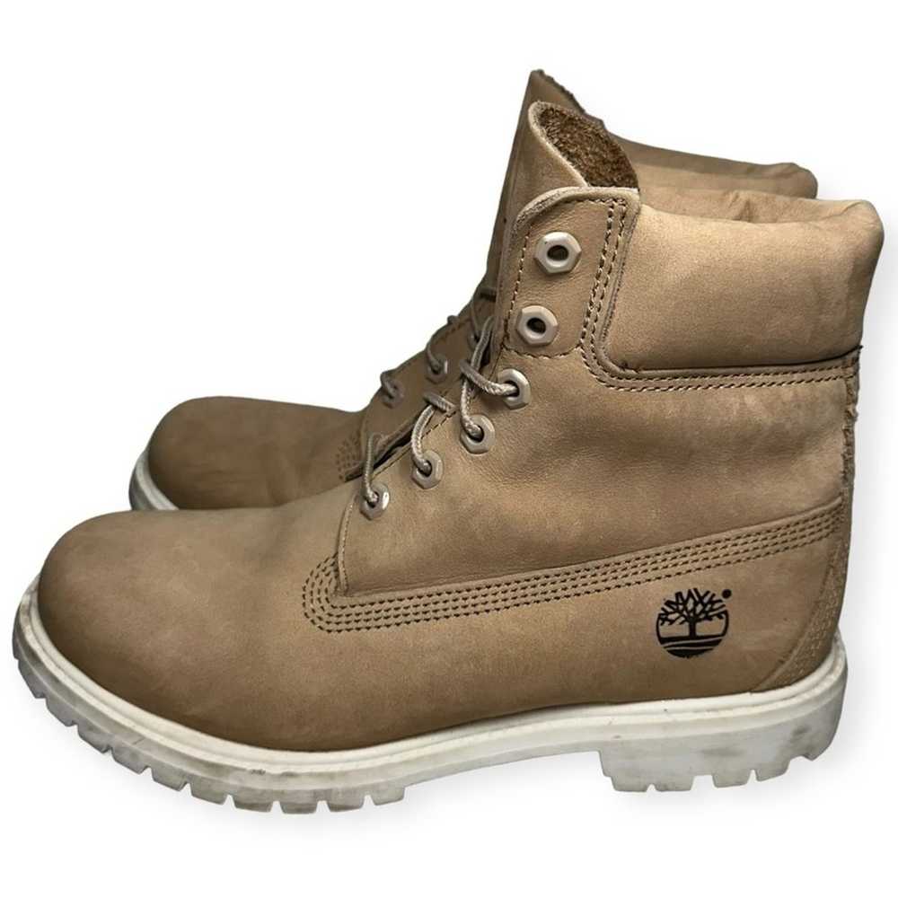 Timberland Women’s Size 8.5 Tan Light Brown Suede… - image 2