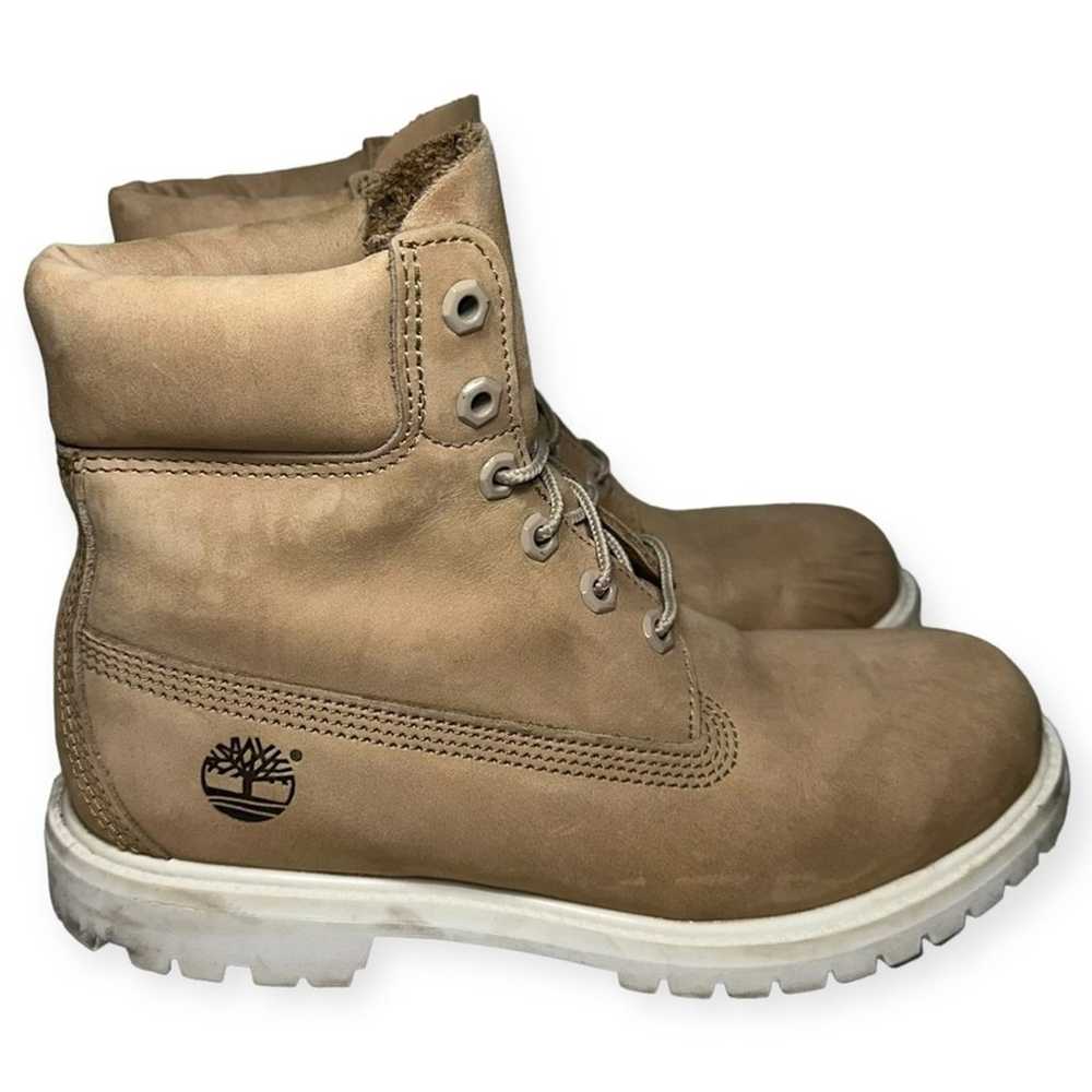 Timberland Women’s Size 8.5 Tan Light Brown Suede… - image 7