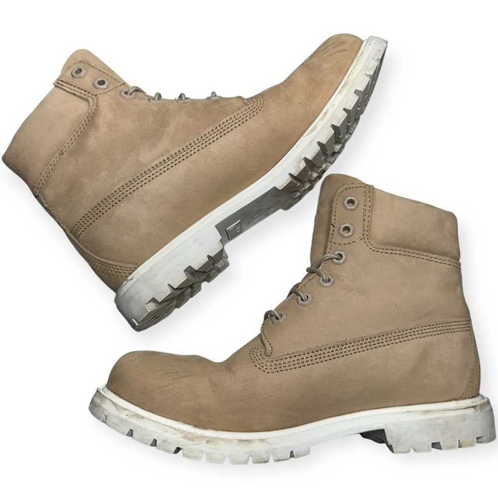 Timberland Women’s Size 8.5 Tan Light Brown Suede… - image 8