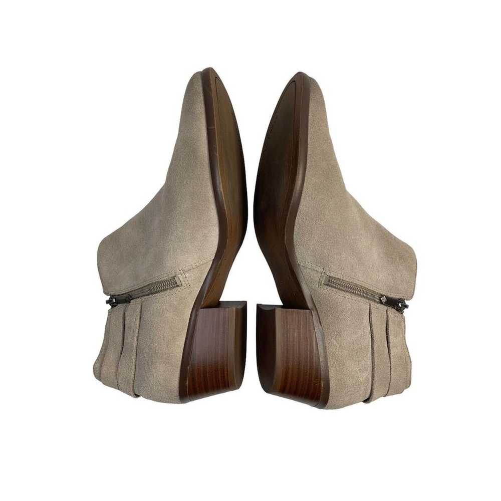 SAM EDELMAN Suede Petal Ankle Booties in Natural … - image 6