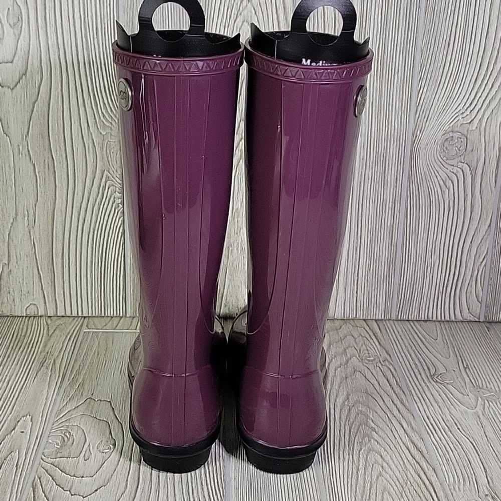 UGG Shaye Purple Tall Rain Boots Womens Size 8 - image 6