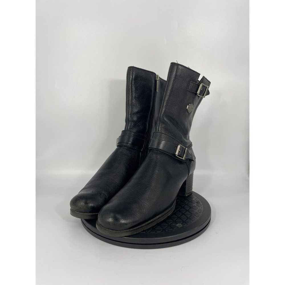 Harley Davidson Women's Serita Leather Zip Boots … - image 2