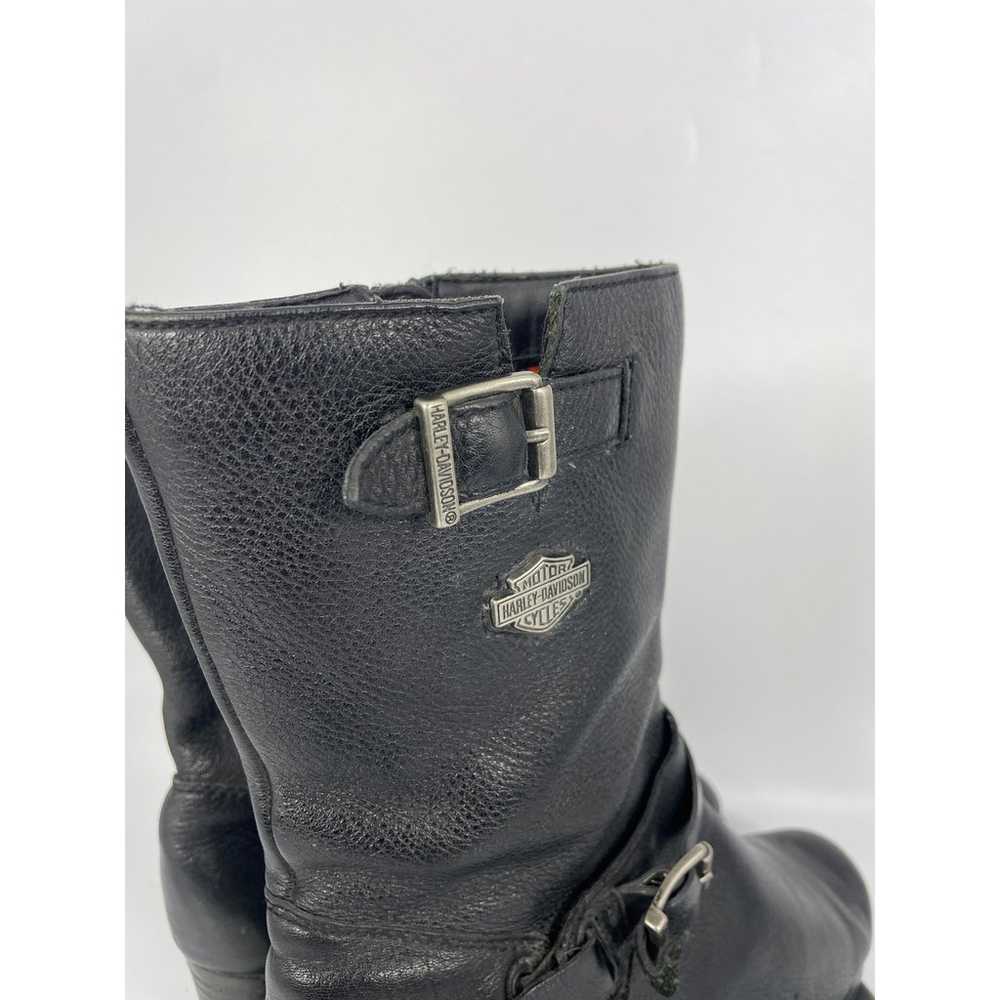 Harley Davidson Women's Serita Leather Zip Boots … - image 5