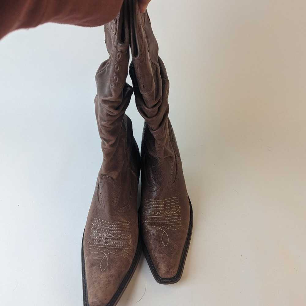 Steve Madden “Saddle” Slouchy Cowboy Boots - image 2