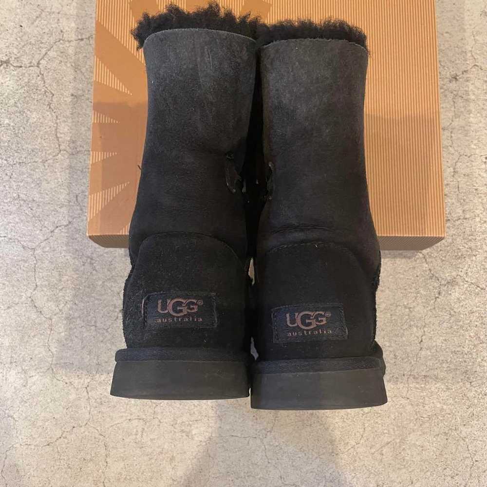 UGG Sheepskin Boots Black Short - image 7