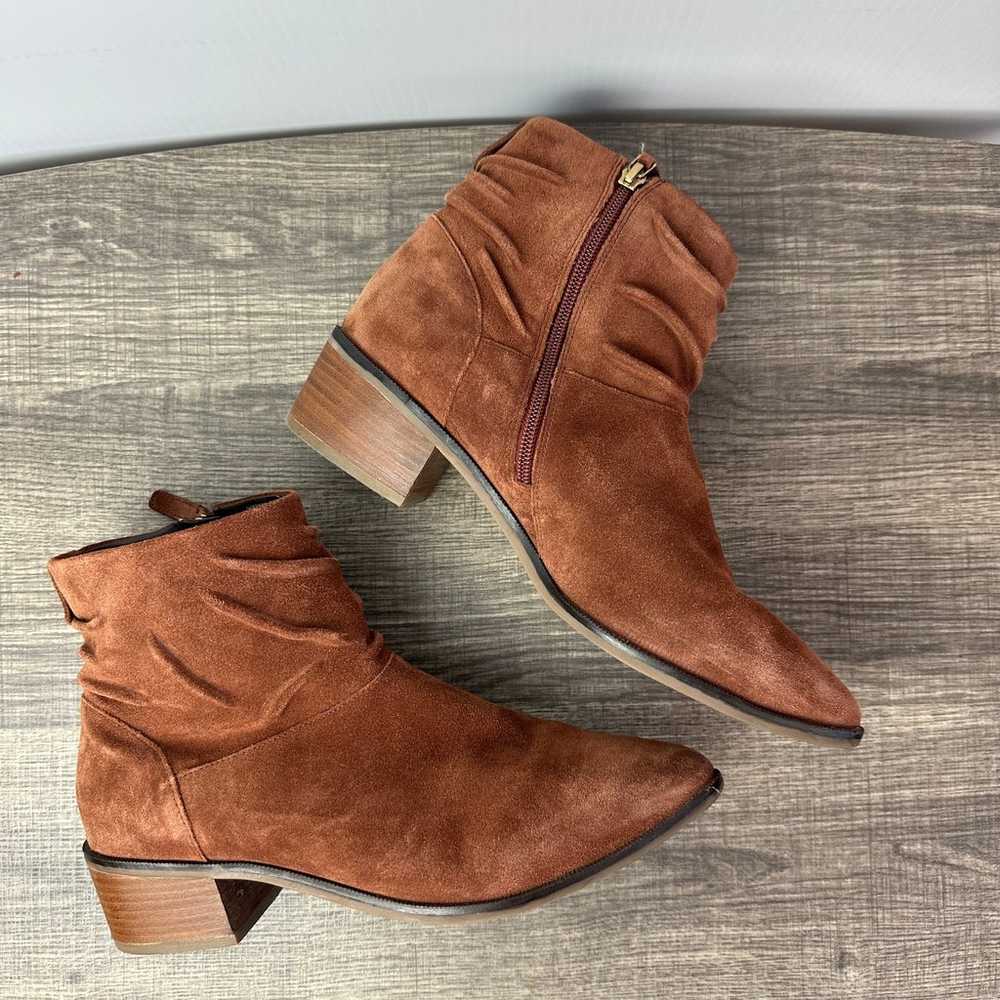 Cole Haan Maple Suede Booties Water Resistant Siz… - image 3