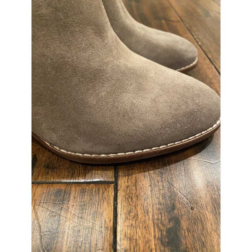 Madewell The Regan Boot Suede Booties •7• Heeled … - image 9