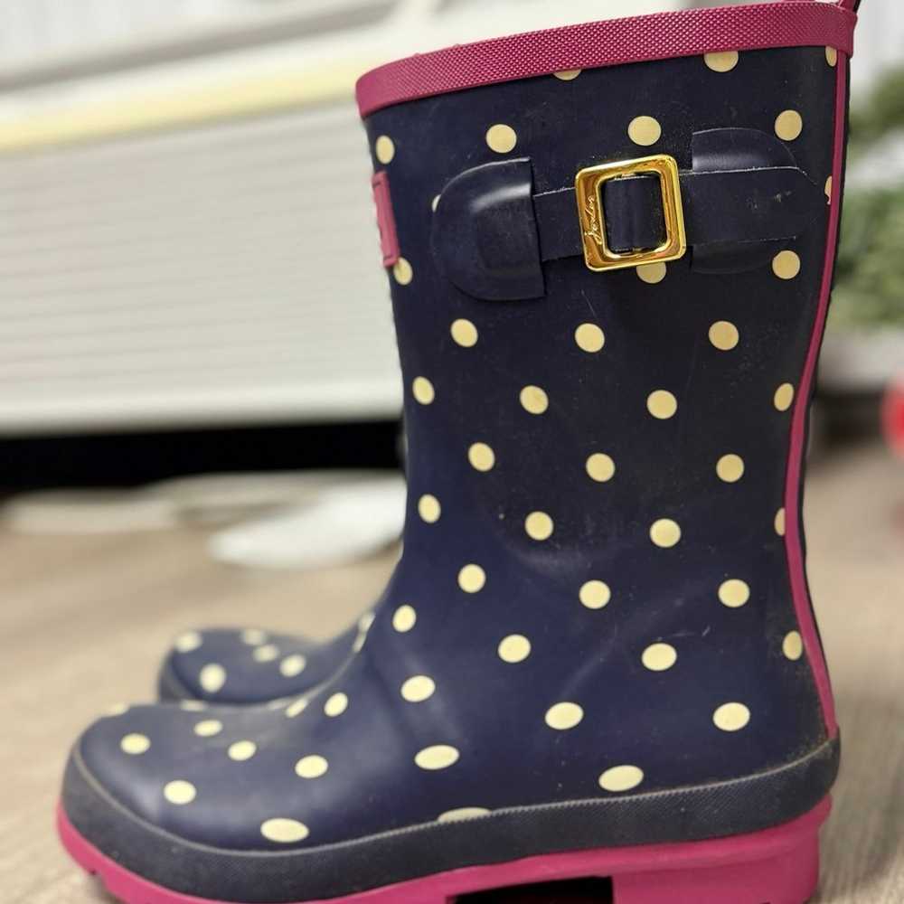 Joules Polka Dot Tall Wellies - image 2