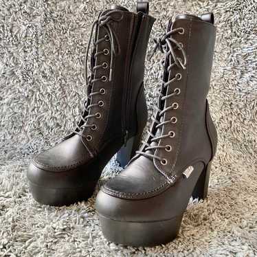 Excellent condition Punk YOSKE Thick-soled Boots … - image 1