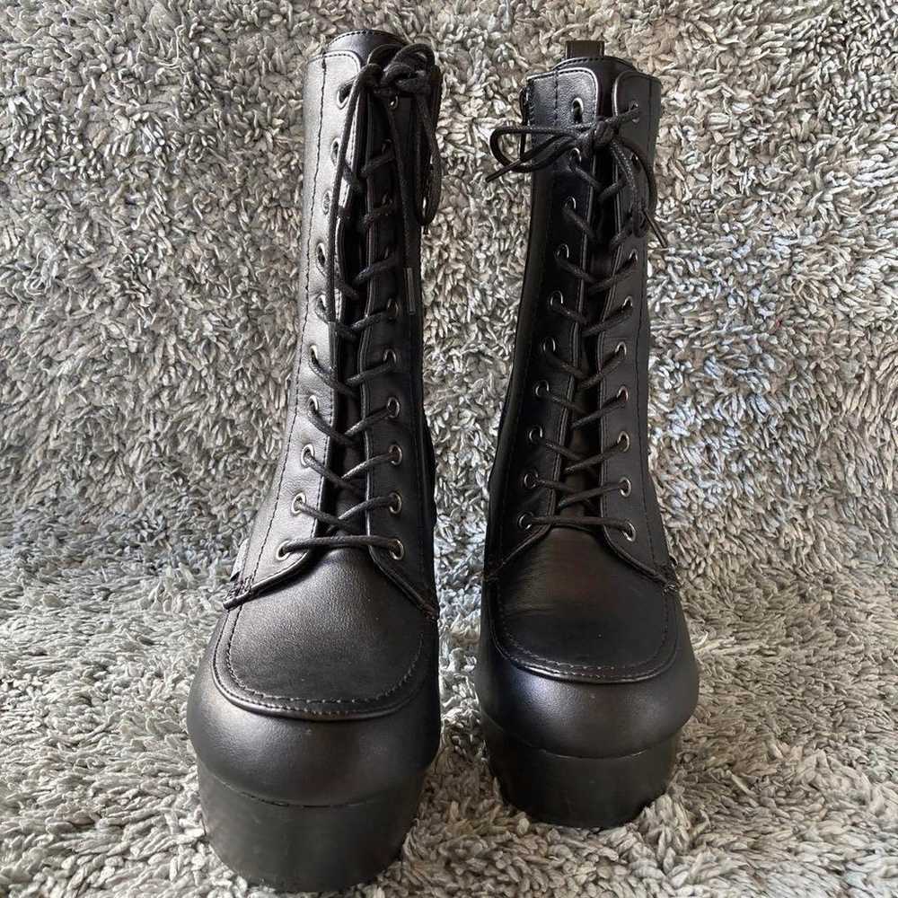 Excellent condition Punk YOSKE Thick-soled Boots … - image 9