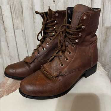 Ariat A1 Competitor Lace Up Boots 6.5 - image 1