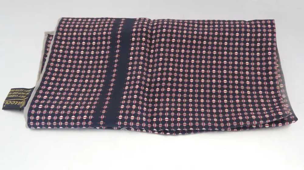 Vintage Silk Gucci Scarf 16" Square Pocket Square - image 7