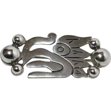 William Spratling Eagle Brooch 980 Silver Taxco Me