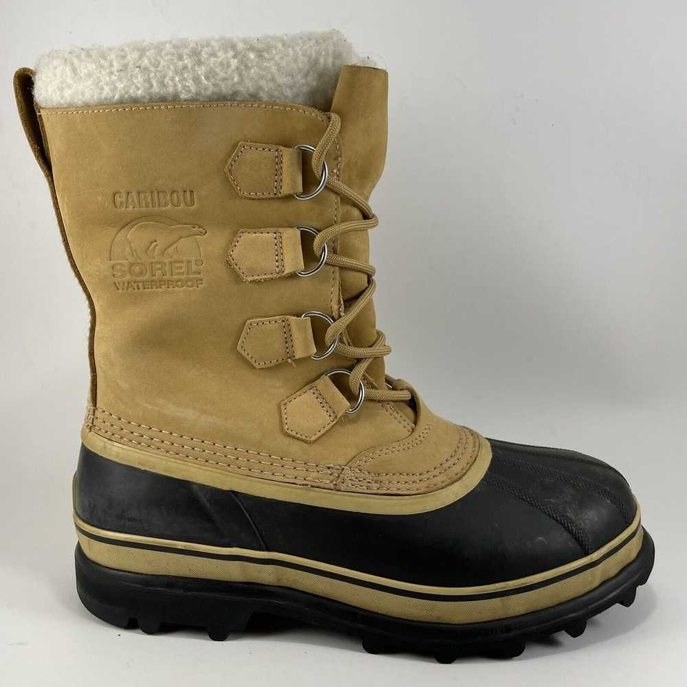 Sorel Caribou II Boots Womens Size 10 Tan Waterpr… - image 1