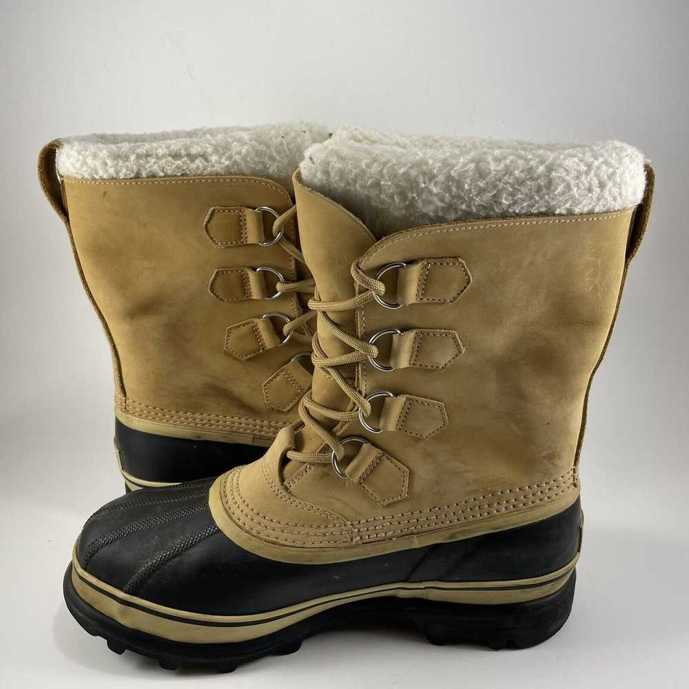 Sorel Caribou II Boots Womens Size 10 Tan Waterpr… - image 7