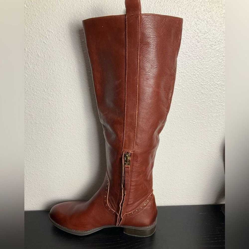 Sam Edelman Prina Redwood Brown Leather Tall Ridi… - image 6