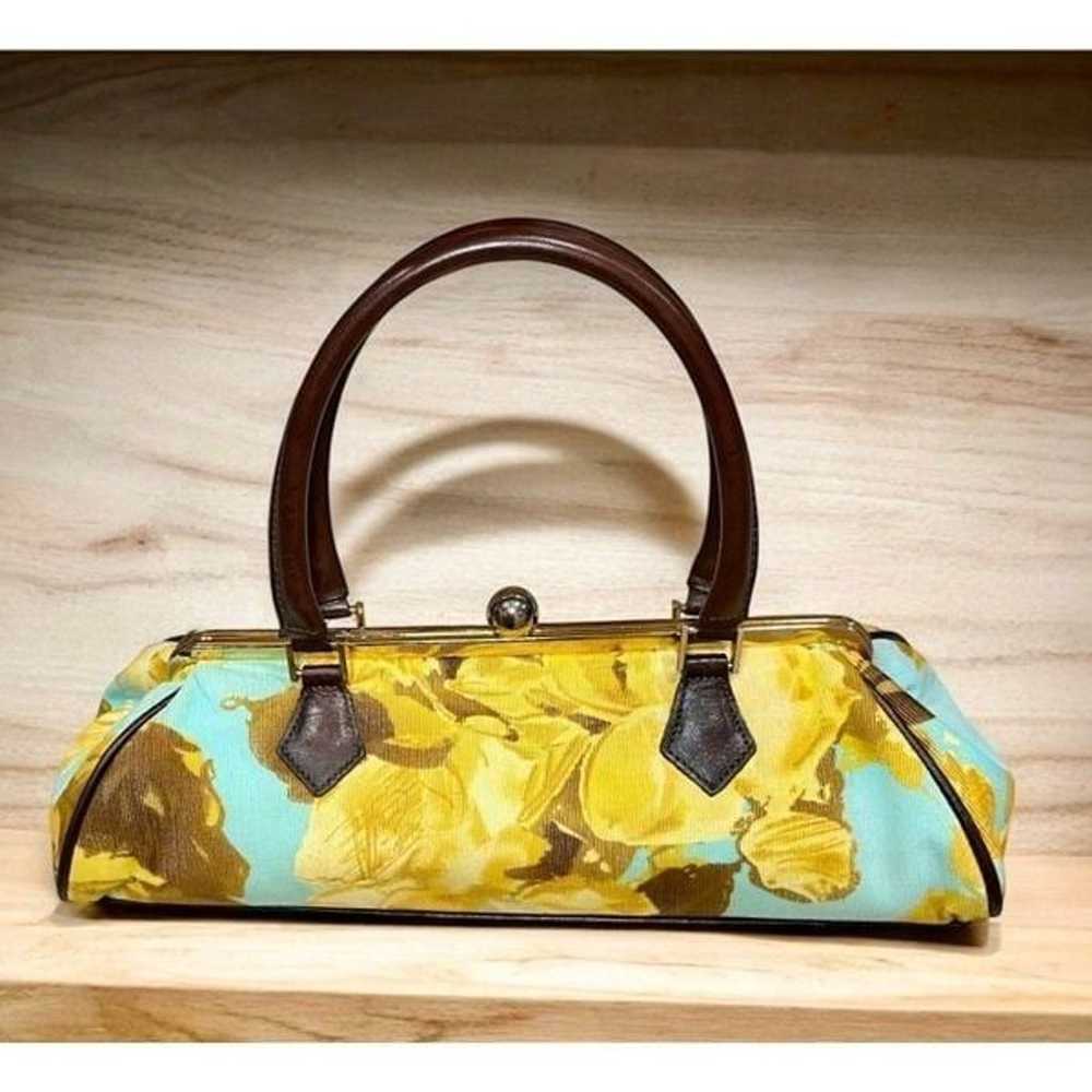 Glenda Gies Jackie Style #1132 Floral Hand Bag - image 1