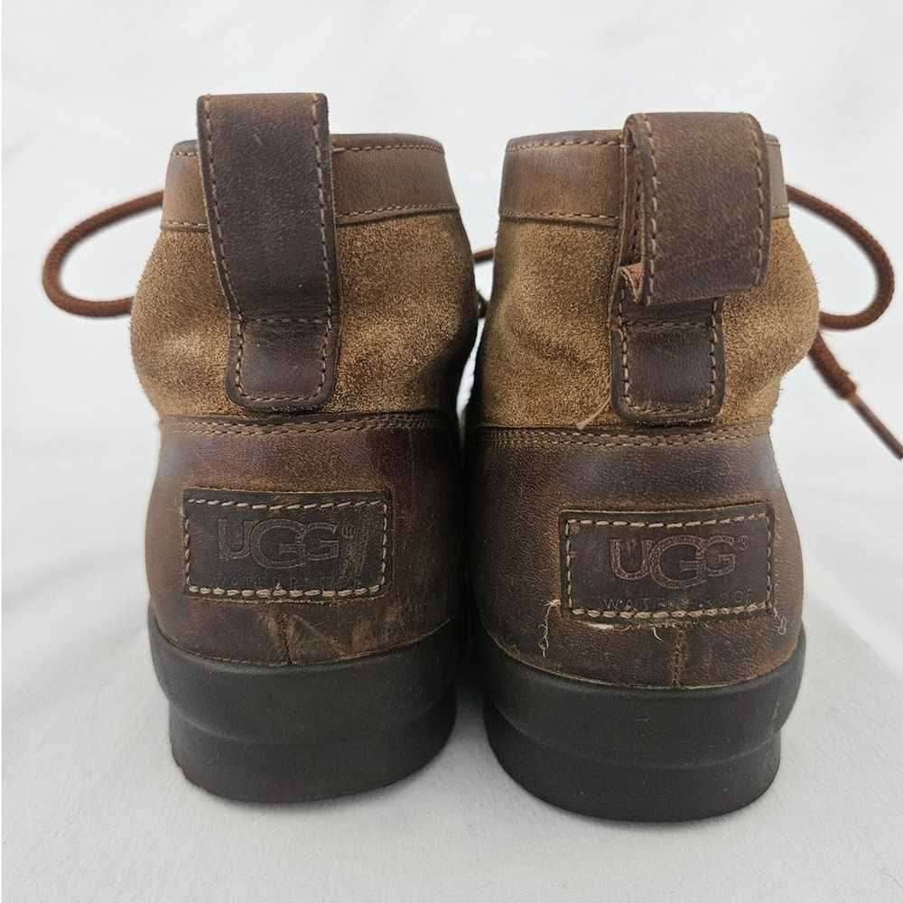 UGG Women's Brown Leather Heather Lace Up Ankle B… - image 6