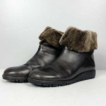 Stuart Weitzman Leather Winter Booties Ankle Boot… - image 1