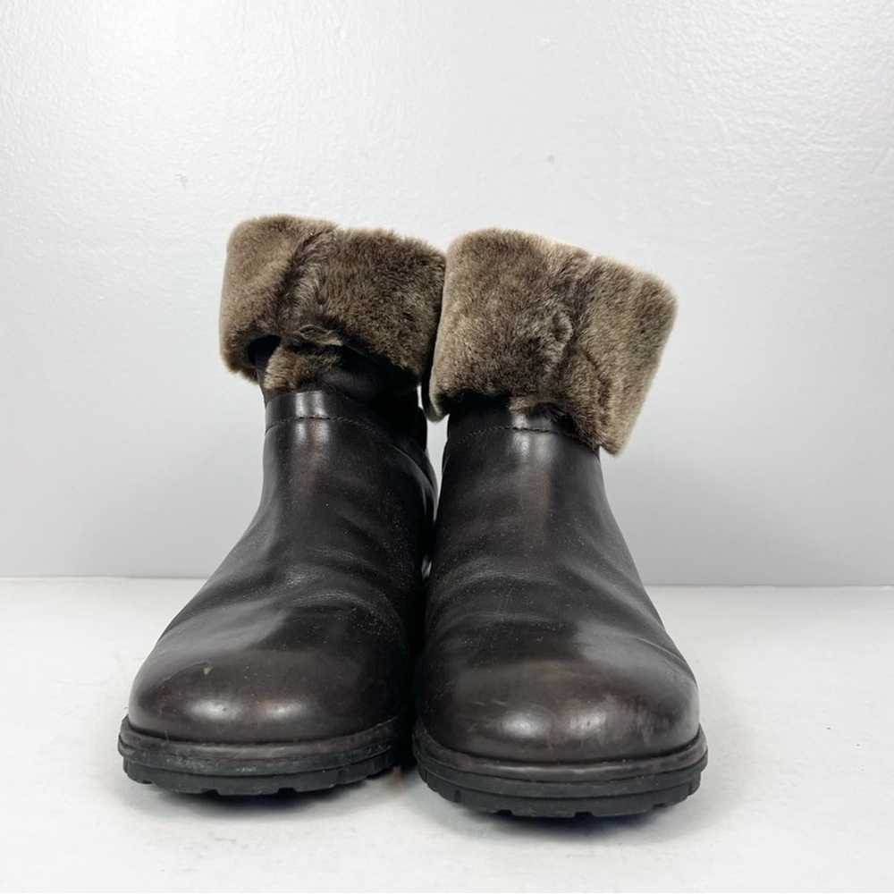 Stuart Weitzman Leather Winter Booties Ankle Boot… - image 2