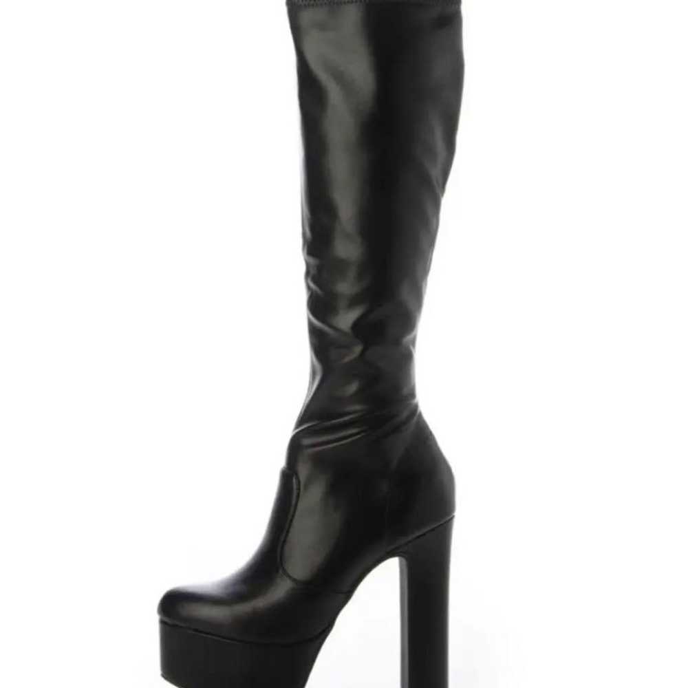 R&E Wide Heel Stretch Long Boots - image 2