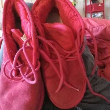 Hot pink suede ugg boots