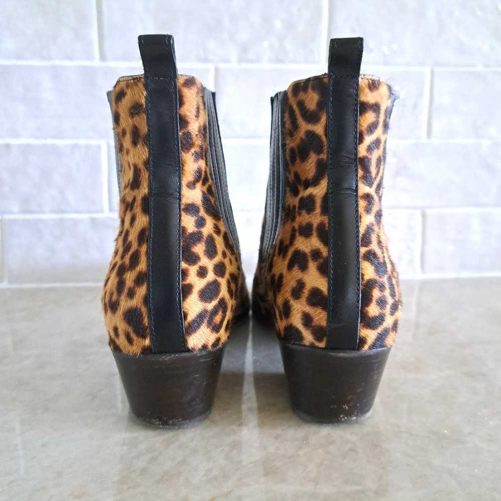 J. CREW Collection Leopard Print Calf Hair Chelse… - image 6