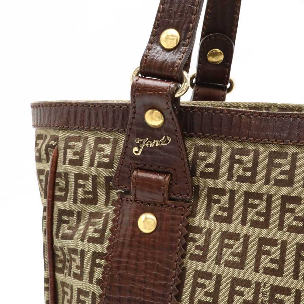 Fendi Zucchino Zucca Pattern Tote Bag Shoulder Se… - image 7