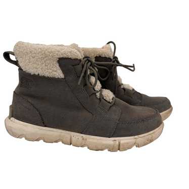 SOREL Explorer II Next Carnival Gray Suede Shearli