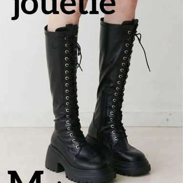 jouetie lace-up long boots