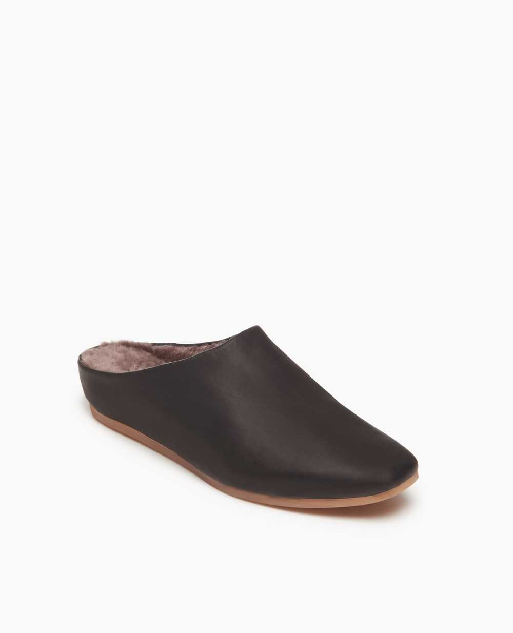 Coclico Gina Shearling Slide -  Black Leather - image 2