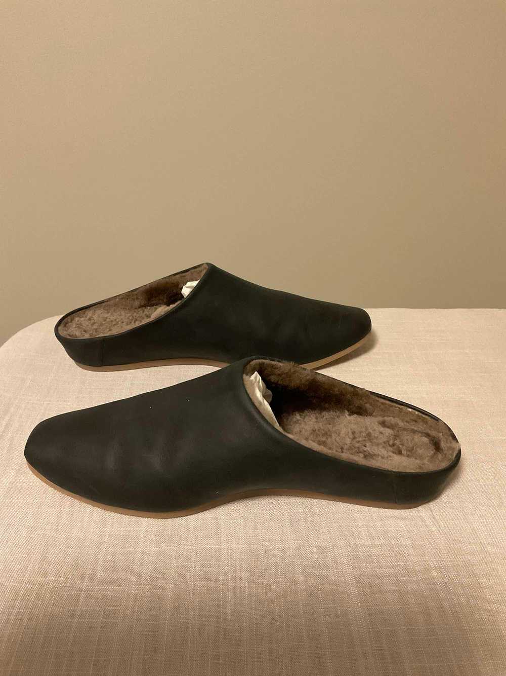 Coclico Gina Shearling Slide -  Black Leather - image 5