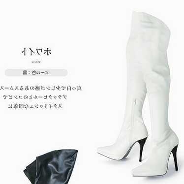 White, high socks, Namie Amuro, gal, Heisei, Y2K,… - image 1