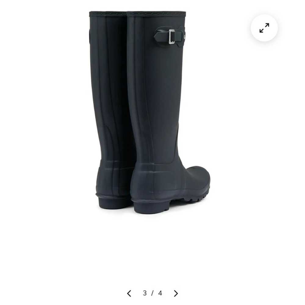 Hunter Original Tall wellies rain boots W 10 M 9 … - image 3