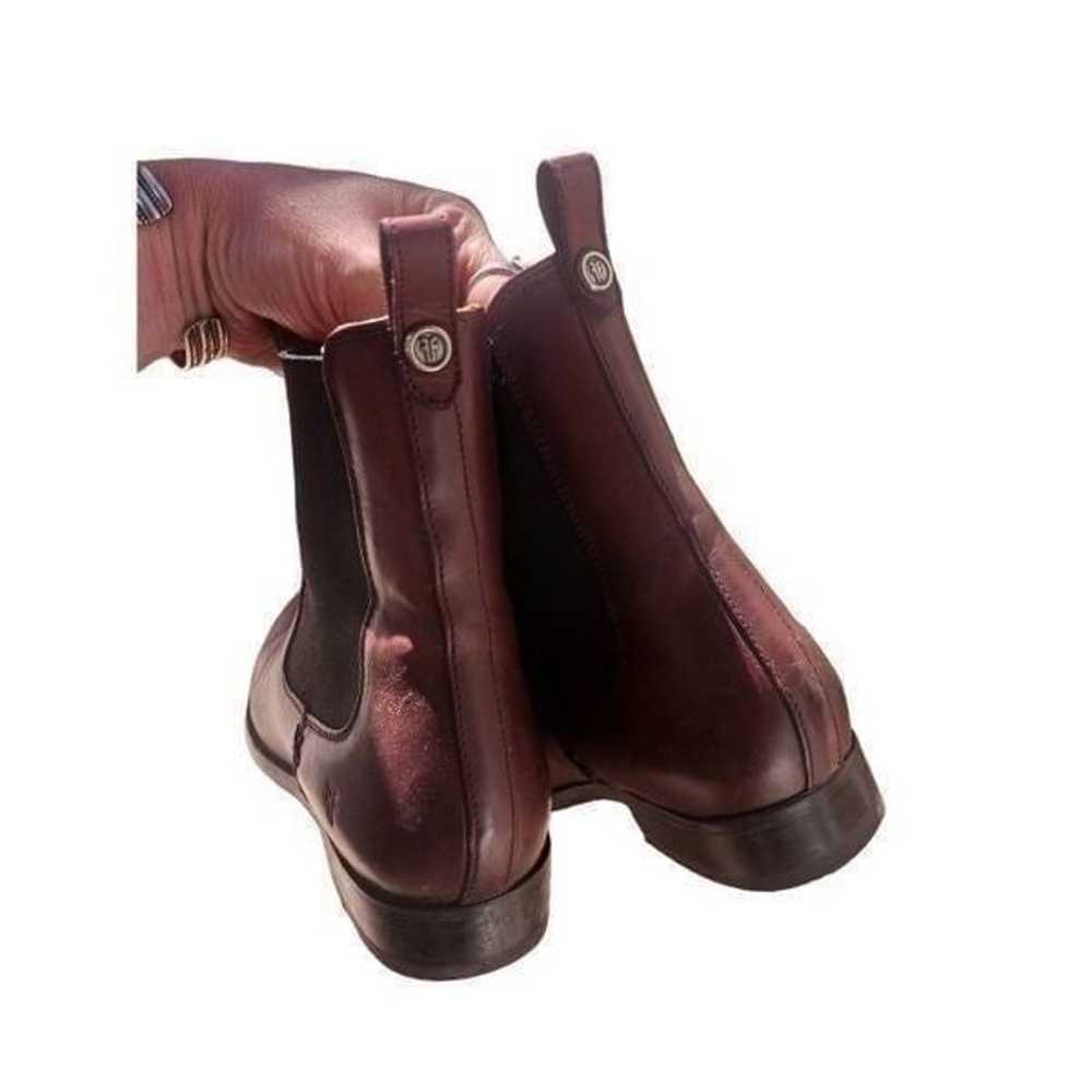 Frye Melissa Chelsea bootie in wine box included - image 2