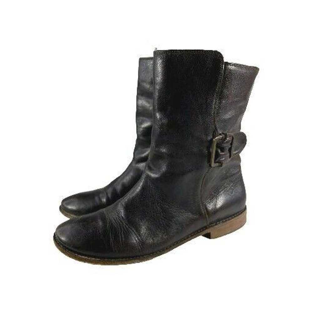 FRYE Paige Shortie Ankle Boots US 10 B Dark Brown… - image 1