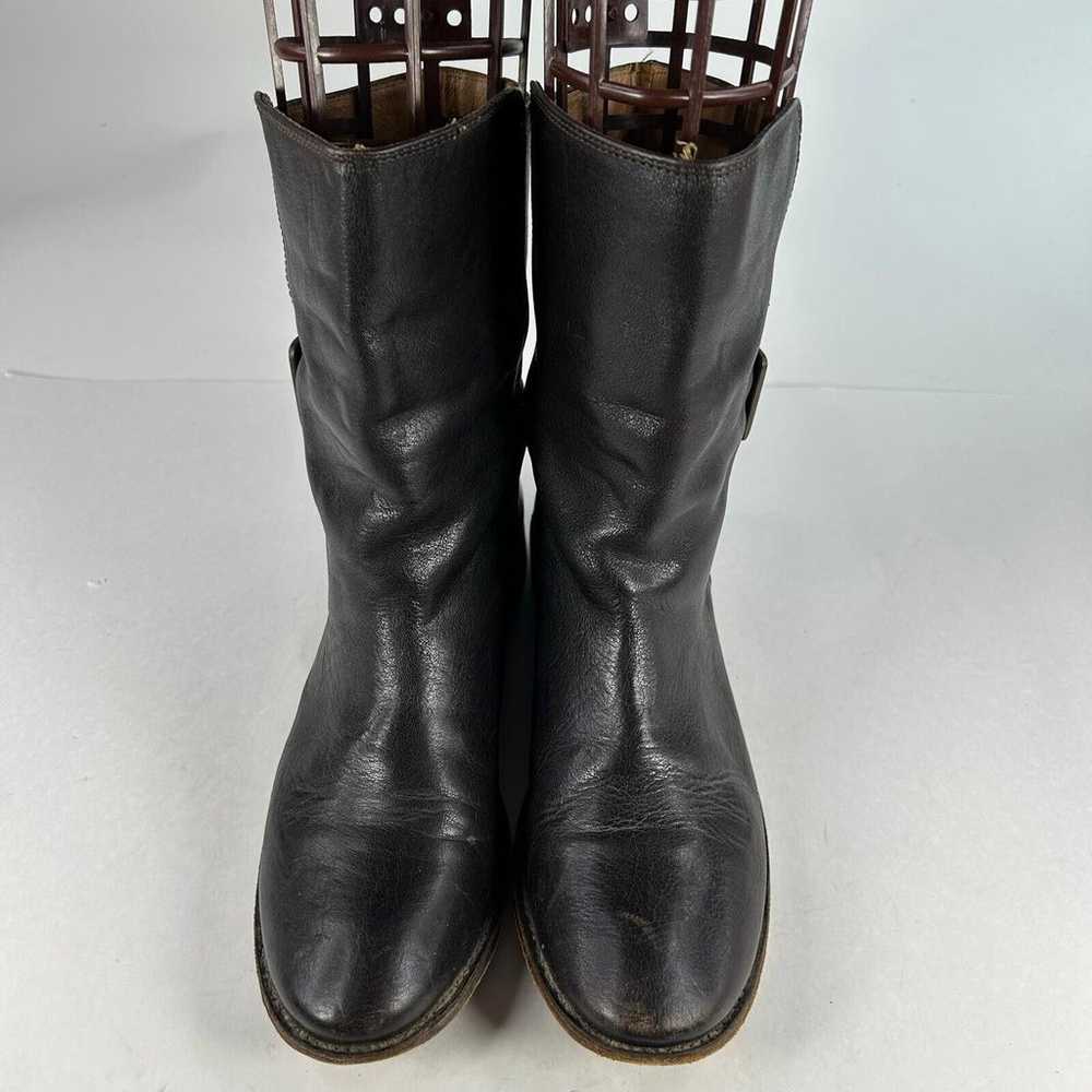 FRYE Paige Shortie Ankle Boots US 10 B Dark Brown… - image 4