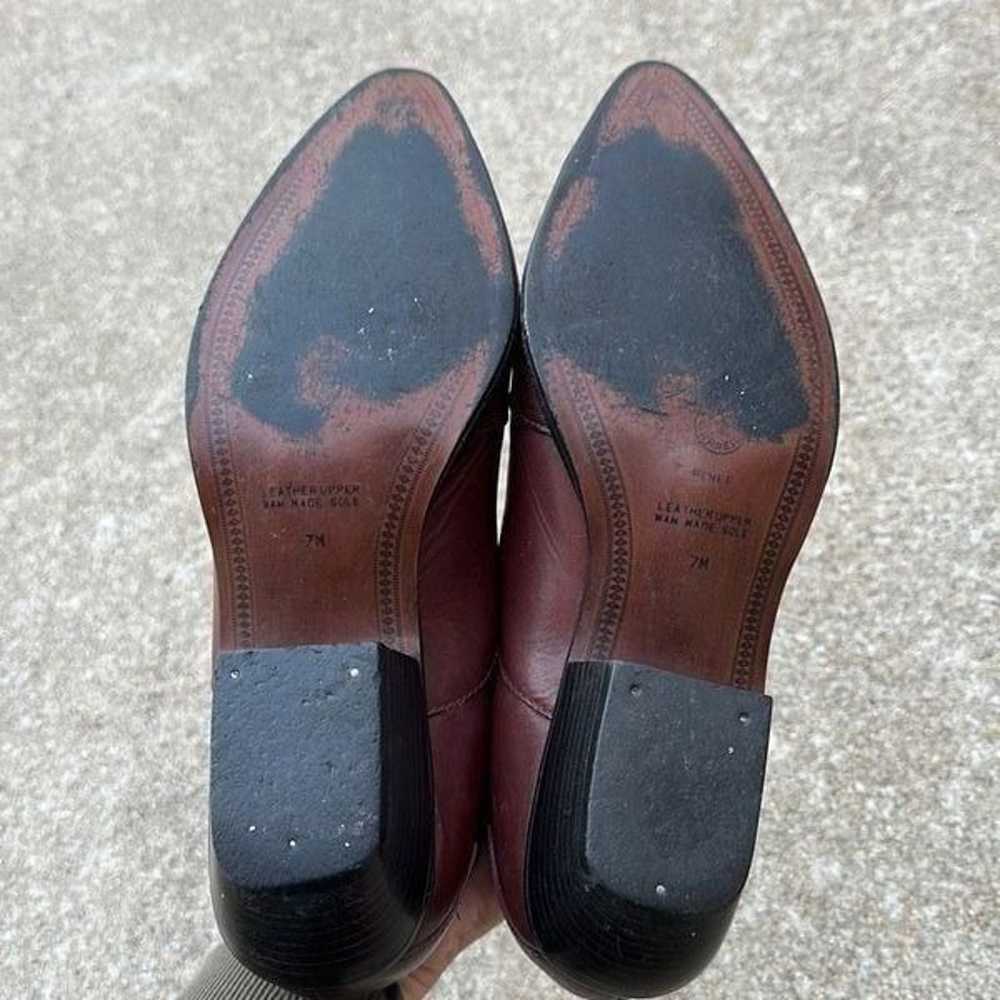 Vintage Hunt Club Western Leather Ankle Booties - image 11