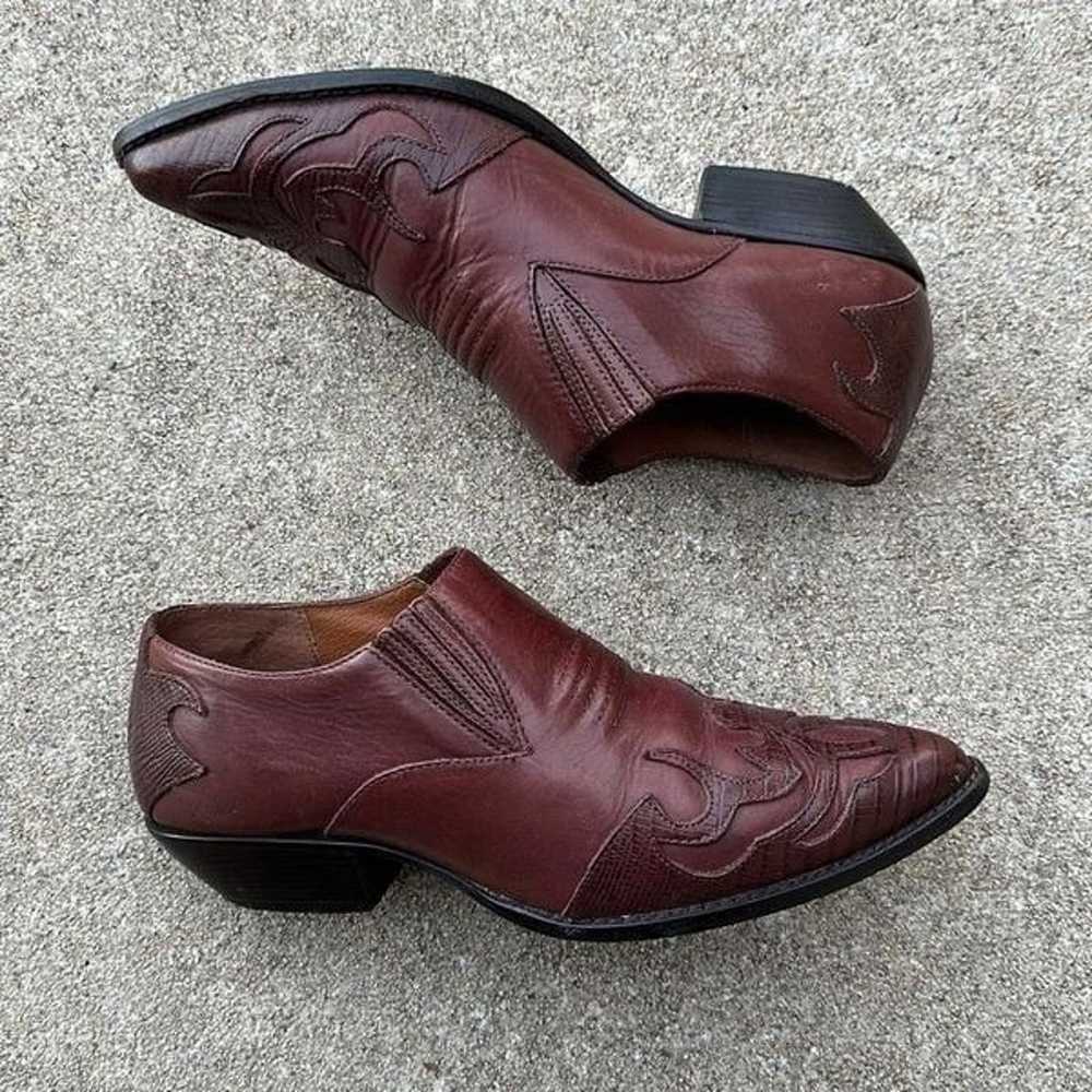 Vintage Hunt Club Western Leather Ankle Booties - image 1