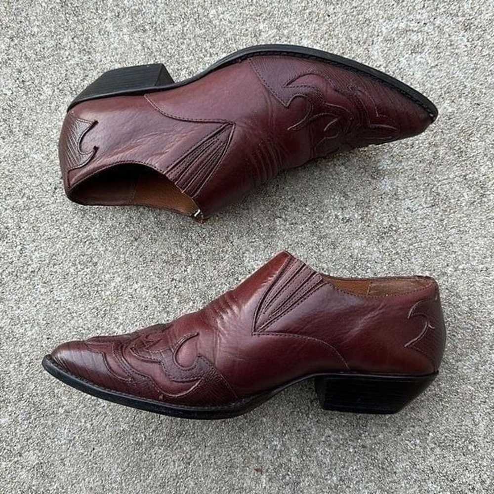 Vintage Hunt Club Western Leather Ankle Booties - image 2