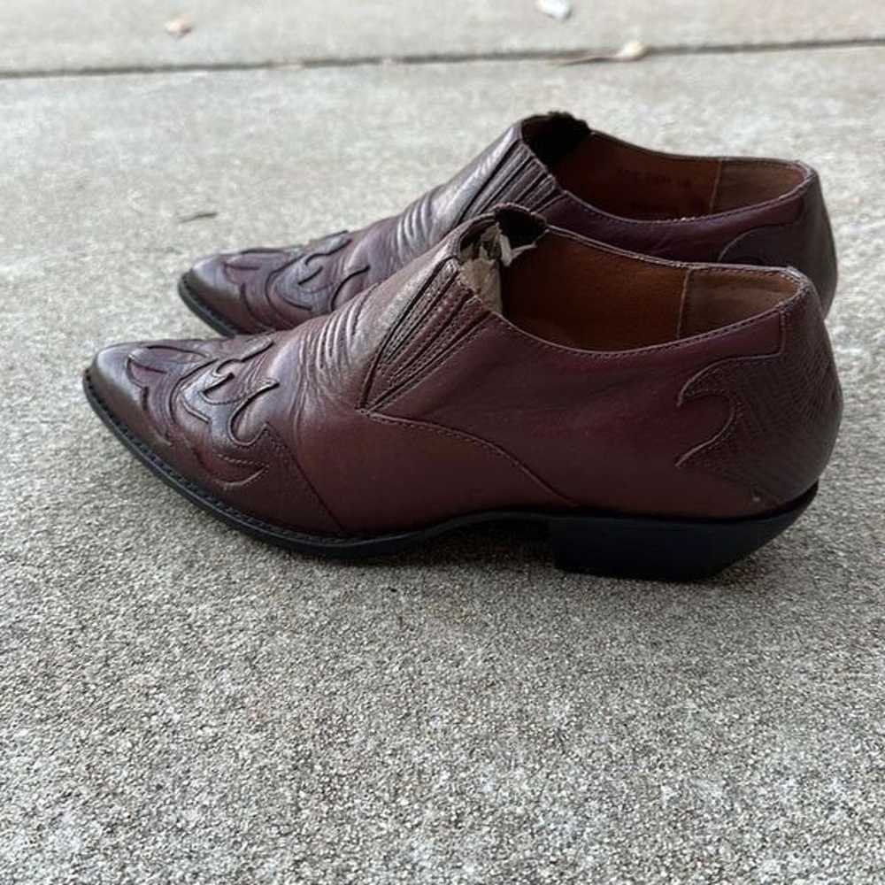 Vintage Hunt Club Western Leather Ankle Booties - image 5