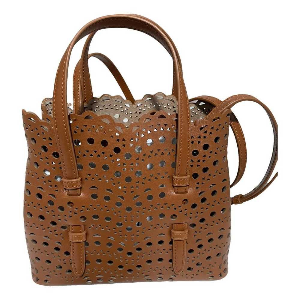 Alaïa Mina leather tote - image 1