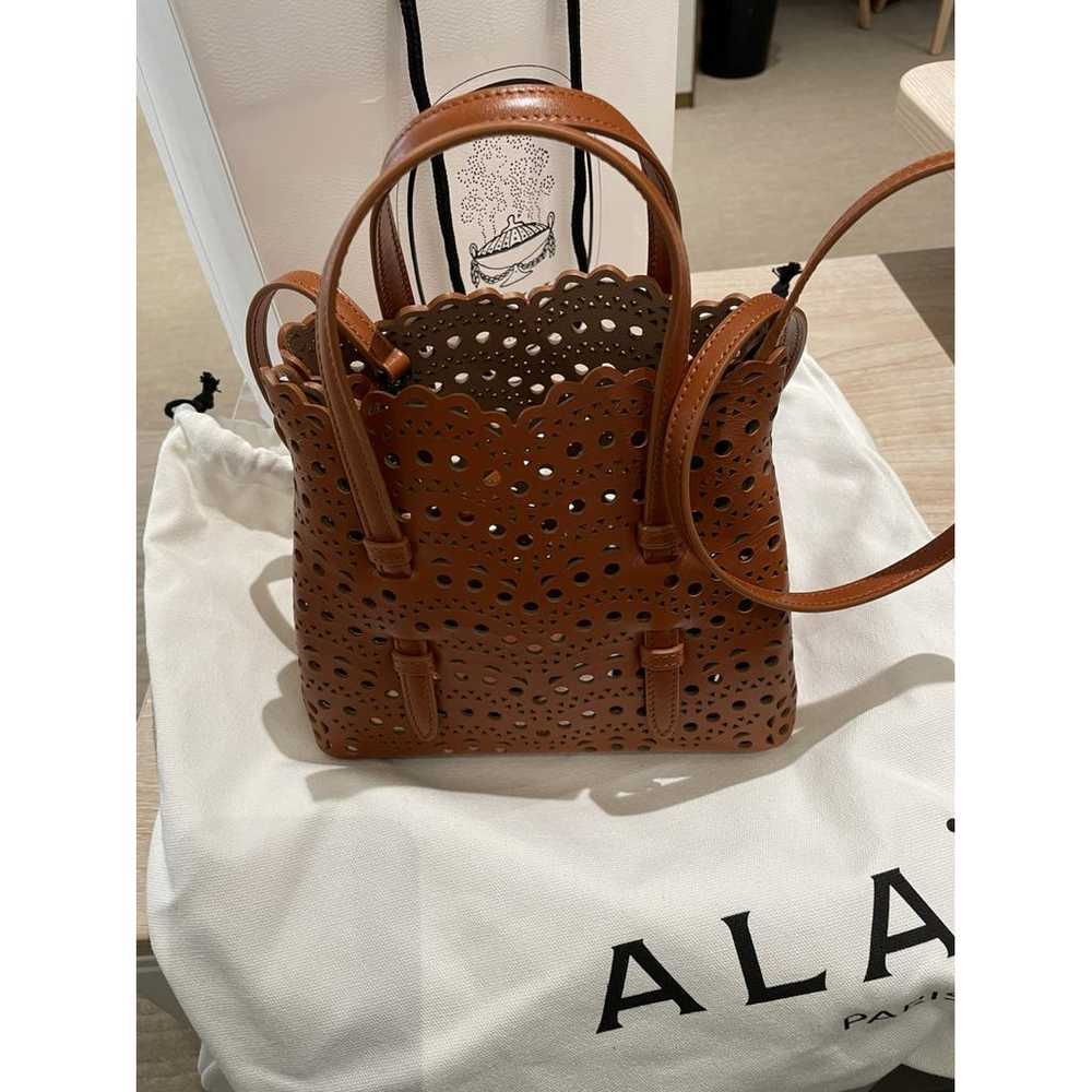 Alaïa Mina leather tote - image 3