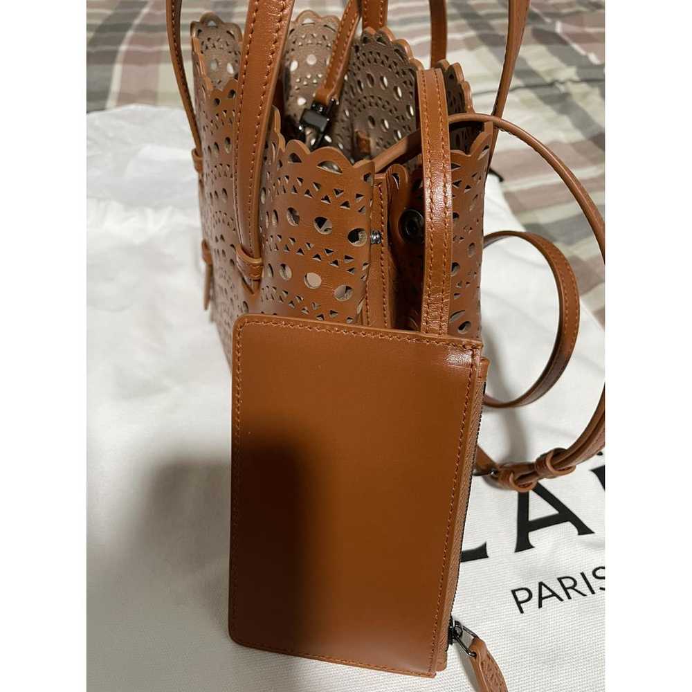 Alaïa Mina leather tote - image 4