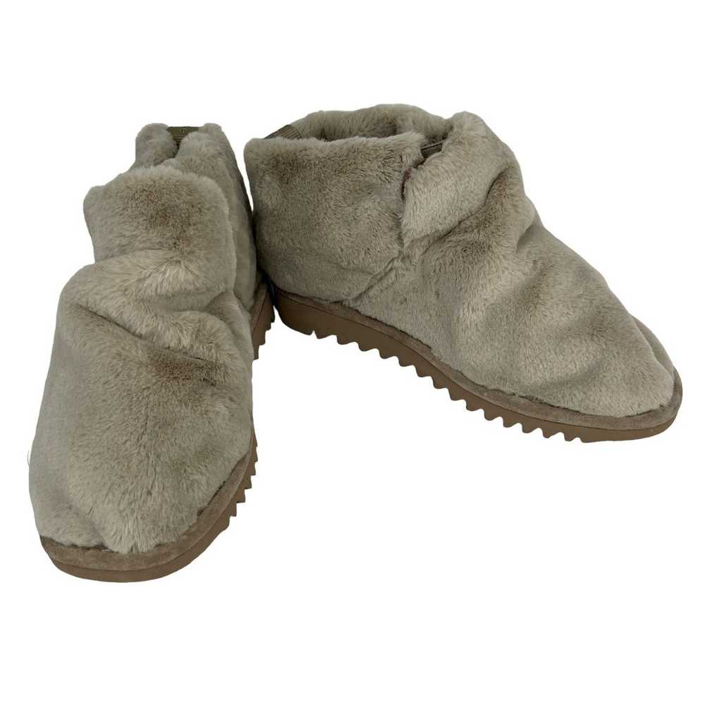 Rag & Bone Faux Fur Eira Ankle Boot Booties Beige… - image 4